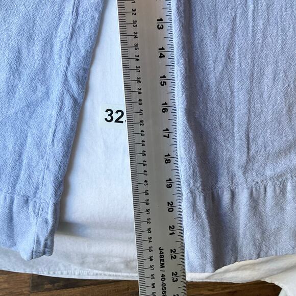 MASON & BELLE Women Elastic Waist Casual Straight Pants size 4, Blue - Picture 4 of 12